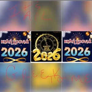 Happy New Year from me and my family. May God bless everyone the Greek.